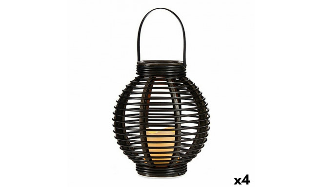 LED-latern Ibergarden B5004 B5004 Pruun Plastmass 21 x 23,7 x 21 cm (4 Ühikut)