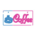 Forever Light Neon PLEXI LED COFFEE pink blue NNE11 Light decoration figure Blue, Pink