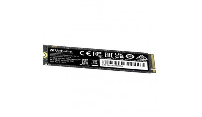 Verbatim Vi5000 PCIe NVMe M.2 SSD 512 GB