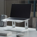 Gembird NBS-D1-01 laptop stand Aluminium, Silver 39.6 cm (15.6")