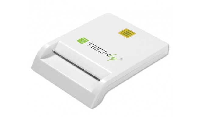 Techly I-CARD-CAM-USB2TYC smart card reader Indoor USB USB 2.0 White