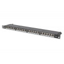 Digitus CAT 6, Class E High Denisity Patch Panel, shielded, black