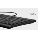KeySonic KSK-5010ELC (DE) keyboard USB QWERTZ German Black