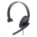 Manhattan Mono Over-Ear Headset (USB) (Clearance Pricing), Microphone Boom (padded), Retail Box Pack