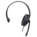 Manhattan Mono Over-Ear Headset (USB) (Clearance Pricing), Microphone Boom (padded), Retail Box Pack