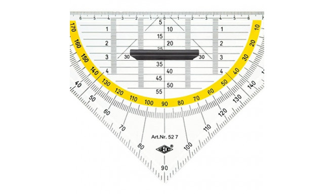 Kolmnurk- mall geomeetriline 45/90 , 250mm Wedo