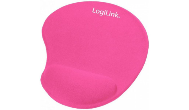 Logilink hiirematt randmetoega Ergonomic, roosa