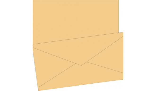 Ümbrik C65 (DL) 10tk. pakis, aprikoos , Brunnen