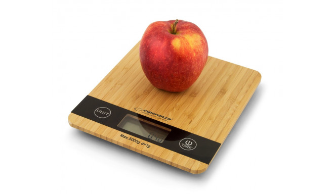 Esperanza EKS005 Electronic kitchen scale Bambus Tabletop Rectangle