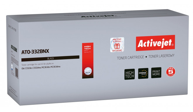 Activejet ATO-332BNX toner (replacement for OKI 46508712; Supreme; 3500 pages; black)