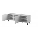 RTV cabinet ABETO 150x42x52 white/white glossy