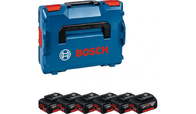Bosch 6 X GBA 18V 4.0AH PROFESSIONAL, battery (blue/black)