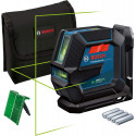 Bosch line laser GLL 2-15 G Professional, cross line laser (blue/black, green laser lines)