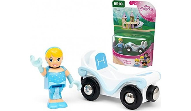 BRIO Disney Princess Cinderella with wagon, toy vehicle