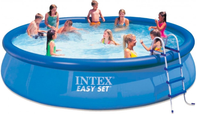 Intex Easy Set Pool 126166GN, 457cm x 107cm, swimming pool (blue, with cartridge filter system)