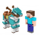 Mattel Minecraft Armored Horse and Steve Game Character