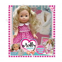 BAMBOLINA 33cm Molly walking doll with 3 clas