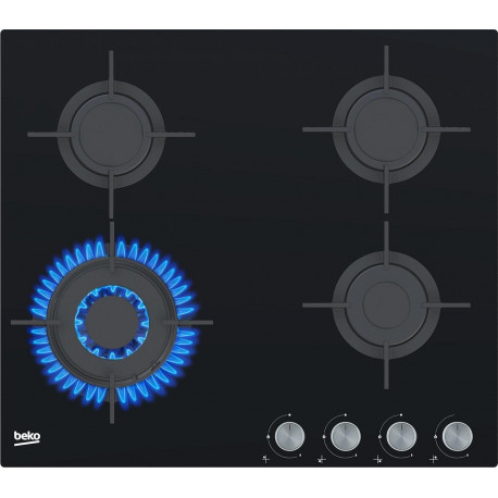 Beko HILW64222S gaasipliidiplaat 4 väljaga must