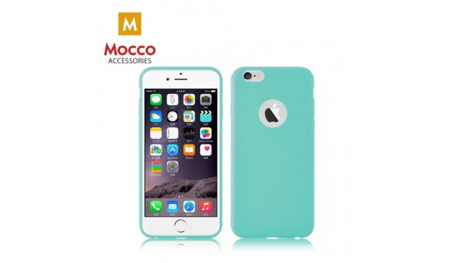 Mocco Ultra Slim Soft Matte 0.3 mm Silicone Case for Samsung G925 Galaxy S6 Edge Mint