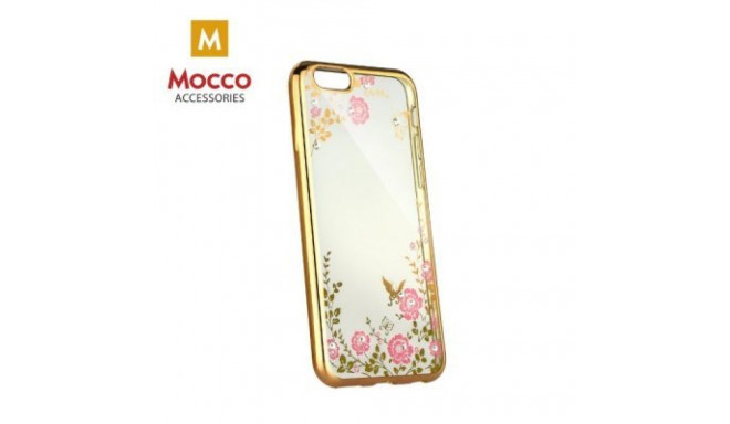 Mocco kaitseümbris Electro Diamond Xiaomi Pocophone F1, kuldne/läbipaistev