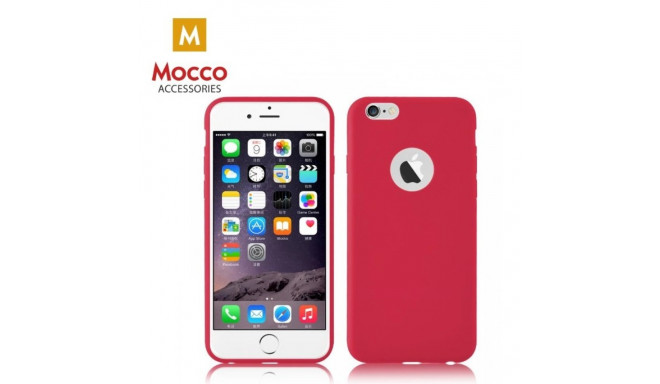 Mocco Ultra Slim Soft Matte 0.3 mm Silicone Case for Samsung G955 Galaxy S8 Plus Red