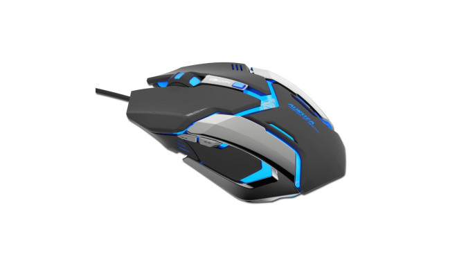 E-Blue EMS639 Aurora Gaming Mouse with Additional Buttons / LED RGB / 4000 DPI / Avago Chipset / USB
