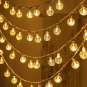 RoGer Bulb String Lights 100 LED / Warm-White / 10m