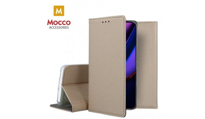 Mocco Smart Magnet Book Case For Apple iPhone 11 Pro Gold