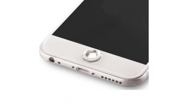 Mocco Universal Home Button Sticker Decoration Apple iPhone / iPad Silver