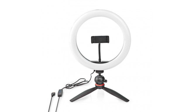 Nedis RLSTND100BK Selfie Ring Lamp 10 inch 2700-6700 K