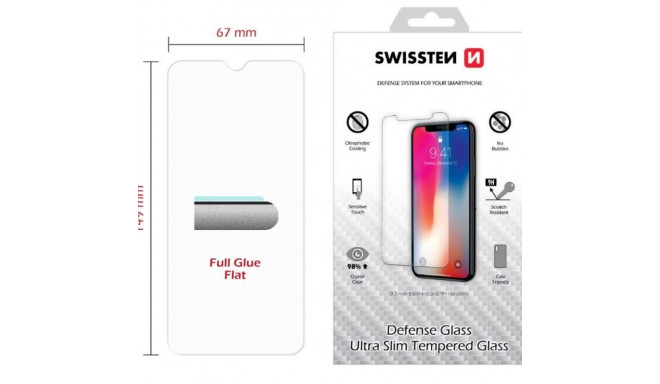 Swissten Ultra Slim Tempered Glass Premium 9H Screen Protector Huawei Y6p