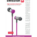 Swissten SuperBass Earbuds Metal YS900 Stereo  Headset With Microphone 3,5mm / 1.2m