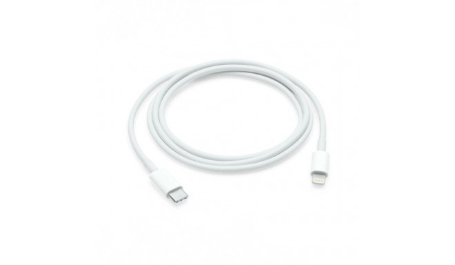Mocco Lightning to USB Type-C Data and Charger Cable 1m White