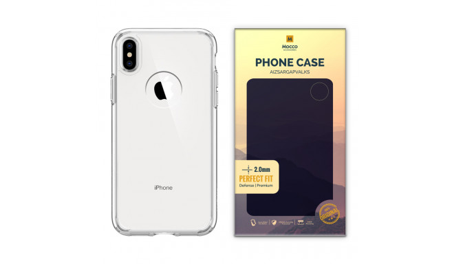 Mocco Original Clear Case 2mm Silicone Case for Apple iPhone XS Max Transparent