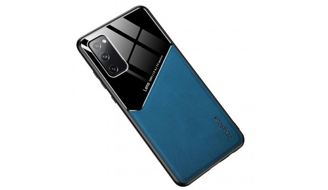 Mocco Lens Leather Back Case for Apple iPhone 12 Pro Blue