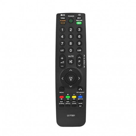 HQ LXP201 TV remote control LG AKB69680403 Black