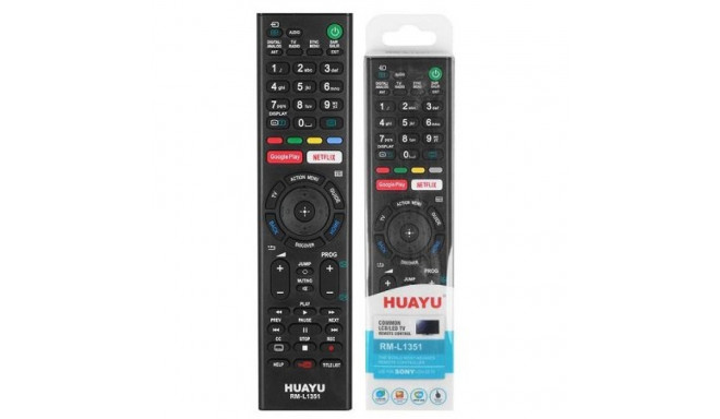 HQ TV remote LXH1351 Sony LCD/LED RM-L1351, black