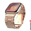 Swissten Metal Strap for Apple Watch 1/2/3/4/5/6/SE / 40 mm / 42 mm / Gold