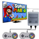 RoGer SFC620-LD Super Mini SFC Игровая консоль / 620 Retro Игры 8-bit / 2x Джойстика