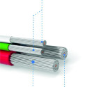 Swissten Textile Fast Charge 3A Lightning Data and Charging Cable 20 cm