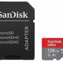 SanDisk Ultra Light microSDXC 128GB + SD Adapter Memory Card