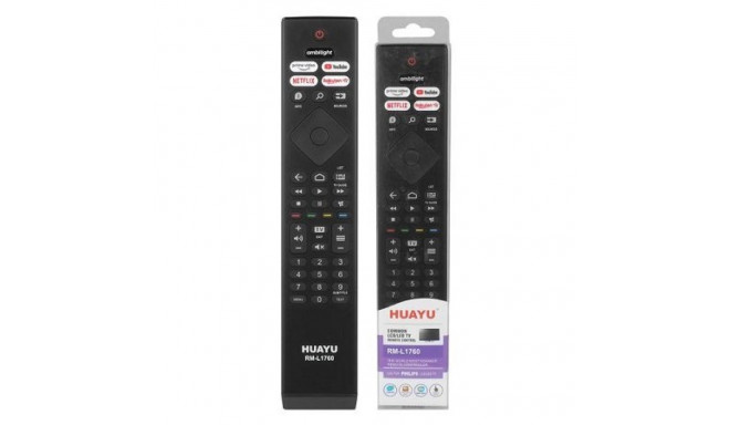 HQ LXP1760 TV remote control Philips RM-L1760 Black