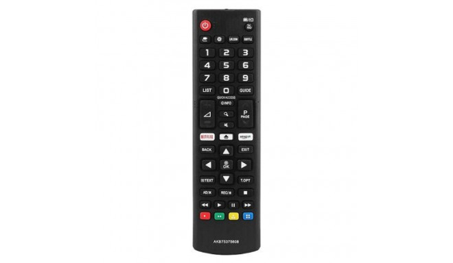 HQ LXP05608 LG TV remote control LCD / LED AKB75375608 Smart / Netflix / Black