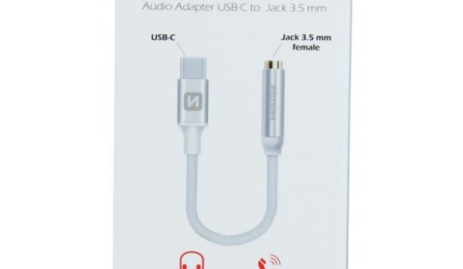 Swissten USB-C to Jack 3.5mm Audio Adapter for phones 15 cm