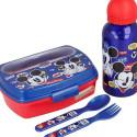 Children’s Dinner Set Mickey Mouse Happy smiles 21 x 18 x 7 cm Red Blue