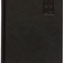 Book calendar DAY A5, hardcover, synthetic leather (BLACK) 00034/40027