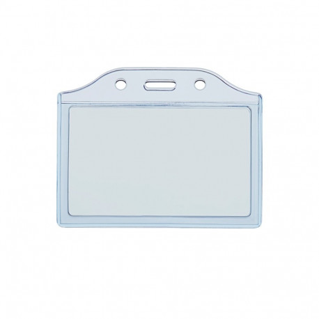Card holder for 2 cards 55x85mm horizontal elastic