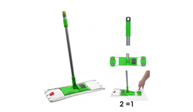 Floor mop set 60cm SAUBER (mop + handle)