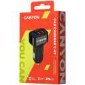CANYON C-07, Universal 3xUSB car adapter(1 USB with Quick Charger QC3.0),Input 12-24V,Output USB/5V-