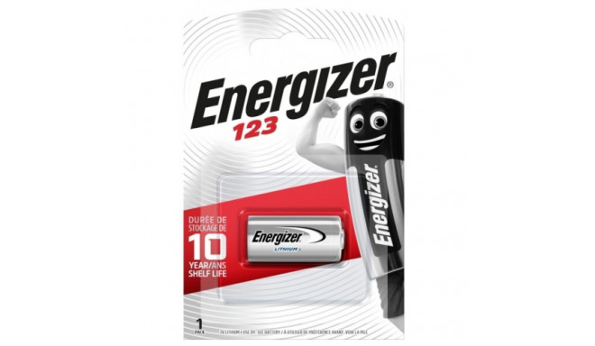 Energizer CR123 BLISTER PACK 1PSC